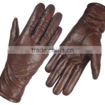 Long Cuff Leather Gloves