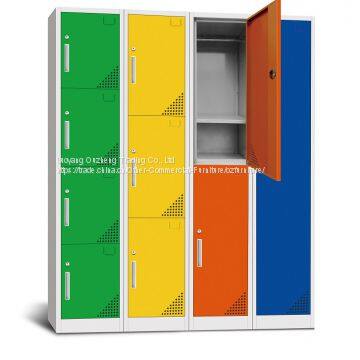 Customized high quality metal locker clothes storage cabinet with 6 door