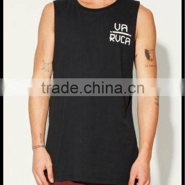 Free Silk Screen Printed Mens Singlet Manufacturer With 100% Cotton