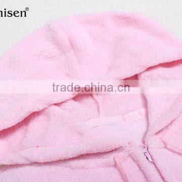 New Design 100% Polyester Women Warm Sleepwear photo-3