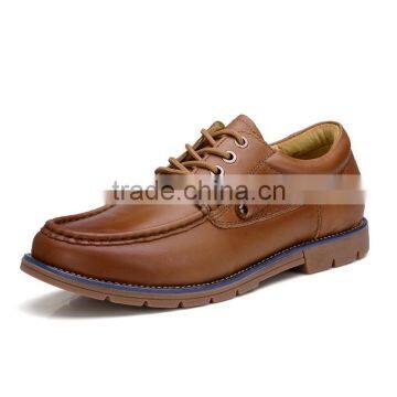 Brand name business casual style man leather shoe dropship closeout
