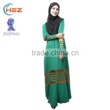 Zakiyyah 10003 2017 New product muslim dress online latest design abaya jalabiya nigerian women kaftan fashional