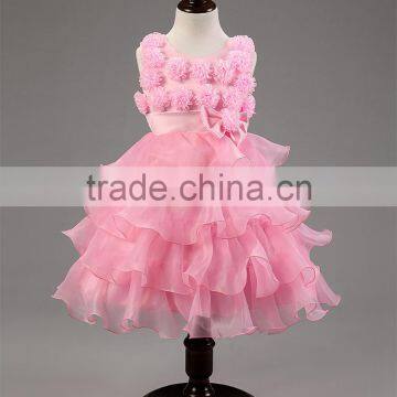 Baby Girl Princess Dresses White Puffy Dresses for Kids Girls Wedding Dresses photo-6