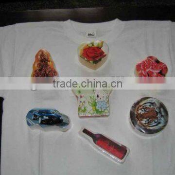 100% Cotton Compressed T-Shirt With Logo Printing,promotional custom shape compressed t shirts