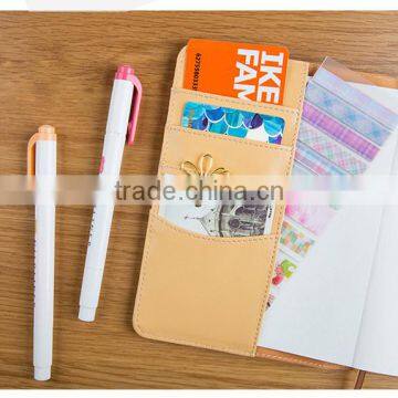 A6 Pink PU Leather Agenda Planner With Ribbon Bookmark /metal Clasp /organizers photo-5