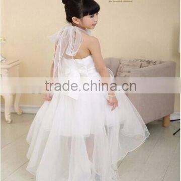Newly Summer Princess Wedding Bridesmaid Flower Girl Dress for Child Wear Kids Clothes White Party Tutu Dresses for Girl !! photo-3