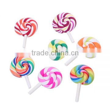 Resin Embellishments Lollipop At Random Food Pattern