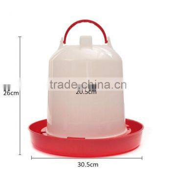 Best Promotion Red+White 6kg Chicken Chicks Hen Feeder And 6 Liter Poultry Drinker Waterer Plastic photo-5