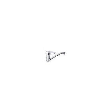 Contemporary Wavy Handle Kitchen Faucets for Lavatory , Single Hole Water Mixer Taps