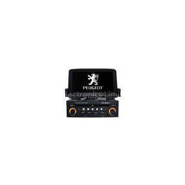 Orange Peugeot 307 Car Stereos Sat Nav with GPS, Reverse Camera Input VPE7082
