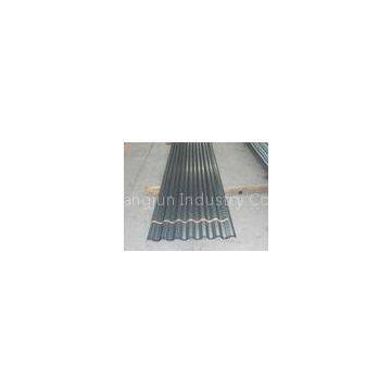 Eco friendly Dark Grey Prepainted Corrugated Metal Wall Panels or  Zincalume Sheet