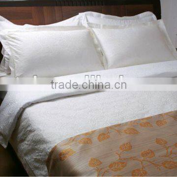 300TC 100% Cotton jacquard Fabric Hotel Duvet Cover