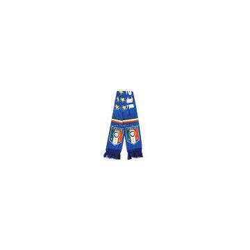 Printed Football Scarf-Italy