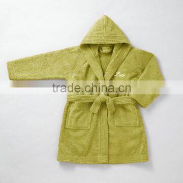 cotton kids hood robe
