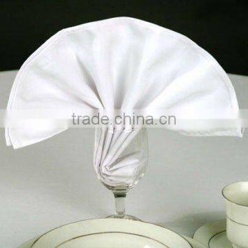 100%spun polyester table linens and spun poly napkins