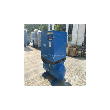 Low price silent combined screw air compressor 15kw 2m3/min for sale