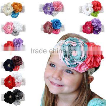 Flower Headbands Girl Headbands Vintage Baby Headband