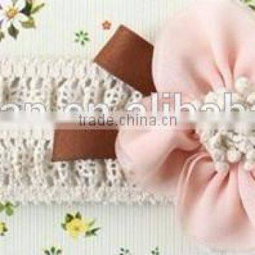 rose baby flower elastic hair accessories