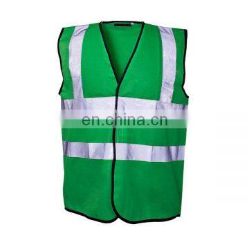 Fabric hi vis reflective safety vest for road safe