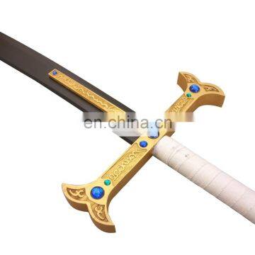 Rose-team Fantasia Anime Made One Piece Dracule Mihawk Zweihnder Cosplay Wooden Weaponss