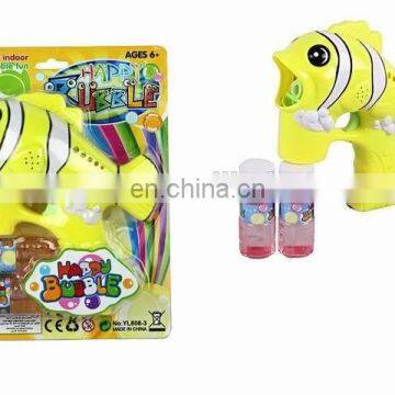 Hot Sale B/O Bubble Gun Toys With Two Bubble Water