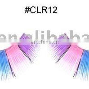 synthetic handmade color eyelashes extension ME-0018