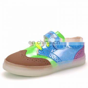 Wholesale Fashion Cool Casual Shoes uk Brogue Shoes USB Charge Children Kids Led Shoes Sneakers for Boys Girls photo-4