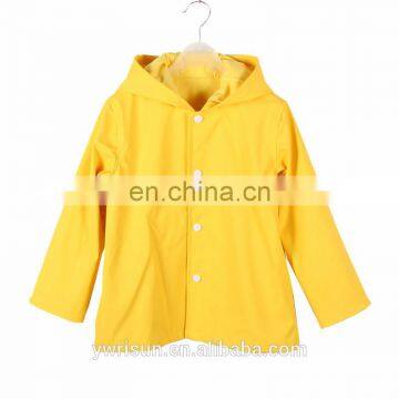 PUKR17008 New Design Kids PU Waterproof Windbreaker For 2-10 Y