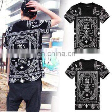 High quality lowest price printing t-shirt