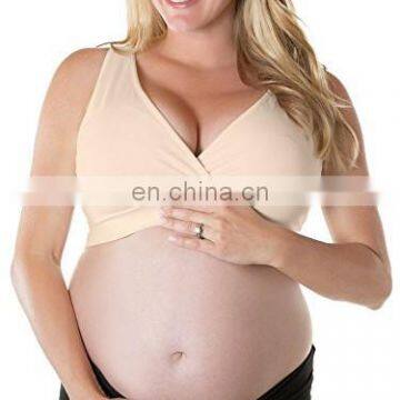 Wholesale Free T-shirt Bra Nursing Sleep Bra for Maternity Breastfeeding