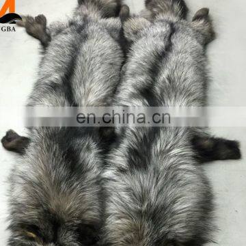 Wholesale Tanned Silver Fox Fur Skin Fox Fur Pelt For Garment photo-2