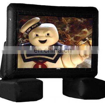 2015 hot selling inflatable moive screen