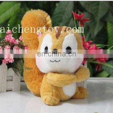 OEM fashion soft plush squirrel toys, cute squirrel plush toy