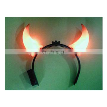 party head band light up devil horns