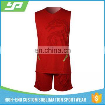 Various design reversible red basketball jersey and short best basketball jersey design