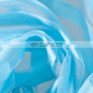 Polyester Stripe Organza Fabric for Garments photo-5