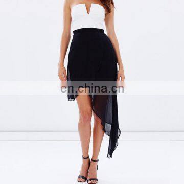 Latest Long Maxi Skirt Design Pictures Of Sexy High Low Skirt-Shorts
