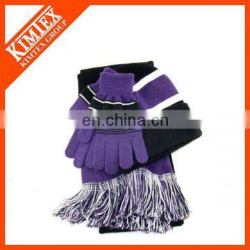 Wholesale child winter hat scarf set