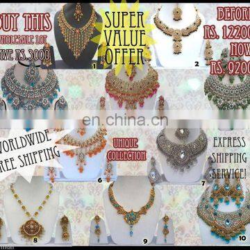 INDIAN KUNDAN WHOLESALE JEWELRY/JEWELLERY