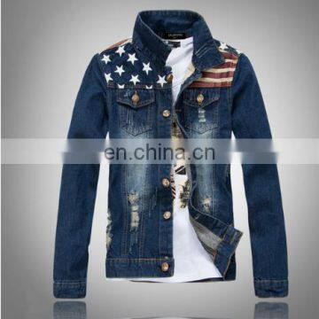 wholesale distressed denim jackets -Denim Clothing Bomber Jacket Woman Wholesale For Winter