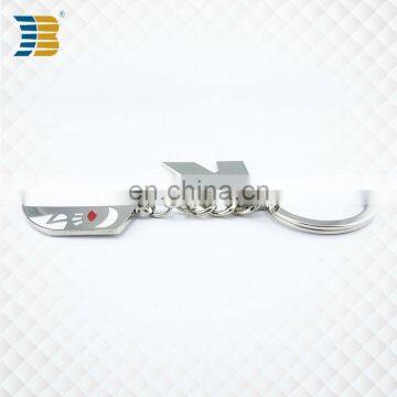 High Quality Custom Metal Keychain With Letter and Badge photo-3