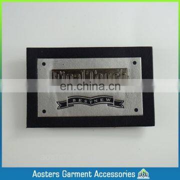 Custom Made High Quality Genuine Leather Label photo-6