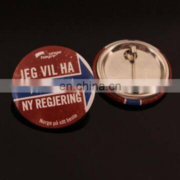 Custom Slogan Printed Tin Badges