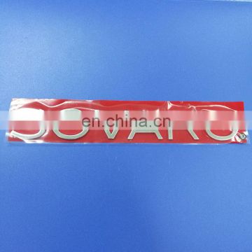 3d chrome sticker for equipment