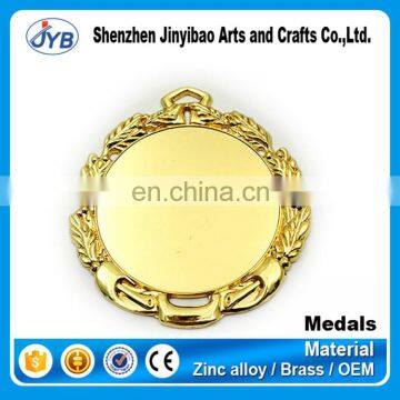 design your own custom metal crafts production zinc alloy blank gold award metal sport medal