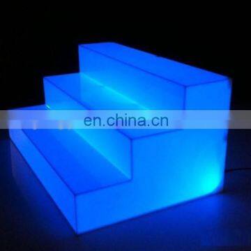 Light up plastic modern Acrylic led furniture