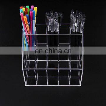 Large Floor Shape Clear PMMA Acrylic Pen Display Stand Holder Rack photo-1