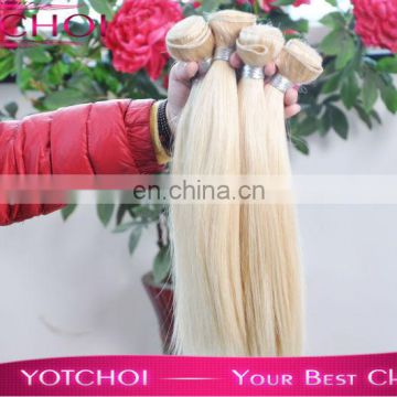 Brazilian Virgin Hair Silky Straight 613 Bleach Blonde Brazilian Virgin Hair Extensions Brazillian Human Hair Weave