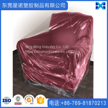 China Factory LDPE Plastic Clear Color Twin Packs Chair Cover Furniture Cover