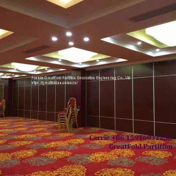 China manufacturer aluminium partition wall detail dwg cheap folding canna panel for canteen